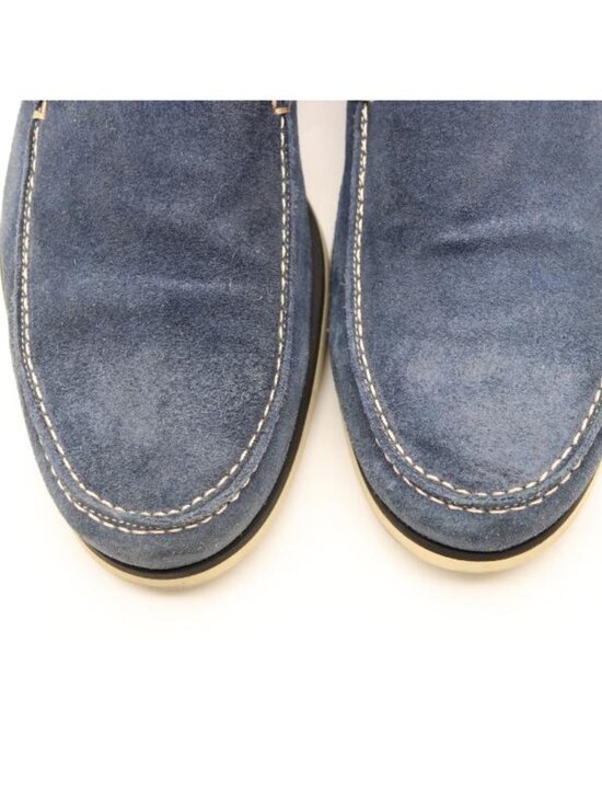 John Varvatos Men\'s 11 Blue Suede Slip On Loafers Hand Made in Italy Dress Shoes main image 6